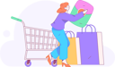 پیش‌نمایش فایل girl-doing-shopping-payment-12110330 از پک تجارت الکترونیک