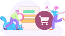 پیش‌نمایش فایل man-and-woman-doing-online-shopping-12110316 از پک تجارت الکترونیک