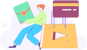پیش‌نمایش فایل man-doing-card-payment-for-shopping-12110340 از پک تجارت الکترونیک
