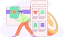 پیش‌نمایش فایل man-doing-digital-payment-12110306 از پک تجارت الکترونیک