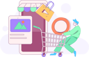 پیش‌نمایش فایل man-doing-mobile-shopping-12110326 از پک تجارت الکترونیک