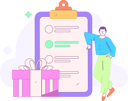 پیش‌نمایش فایل boy-fills-out-client-feedback-form-12111288 از پک پرسشنامه