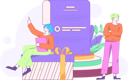 پیش‌نمایش فایل businesswoman-fills-product-review-form-12111295 از پک پرسشنامه