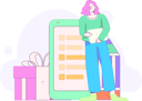 پیش‌نمایش فایل businesswoman-reviewing-client-survey-12111301 از پک پرسشنامه