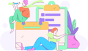 پیش‌نمایش فایل client-fills-out-company-survey-form-12111305 از پک پرسشنامه