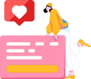 پیش‌نمایش فایل girl-doing-digital-marketing-12090485 از پک بازاریابی