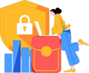 پیش‌نمایش فایل girl-doing-secure-investment-12090534 از پک امور مالی