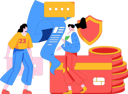 پیش‌نمایش فایل girls-doing-credit-card-payment-12090515 از پک امور مالی