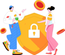 پیش‌نمایش فایل man-and-woman-doing-secure-payment-12090507 از پک امور مالی
