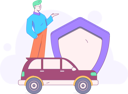 پیش‌نمایش فایل man-announcing-car-insurance-policy-12109757 از پک بیمه خودرو