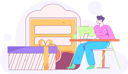 پیش‌نمایش فایل boy-shopping-online-12109969 از پک تجارت الکترونیک