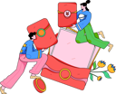 پیش‌نمایش فایل girl-and-man-giving-chinese-envelope-12080361 از پک دعوت