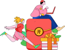 پیش‌نمایش فایل people-doing-online-gift-shopping-12080366 از پک دعوت