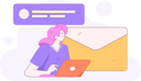 پیش‌نمایش فایل girl-working-on-email-marketing-12112102 از پک کار کسب‌وکار