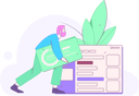 پیش‌نمایش فایل man-working-on-web-designing-12112081 از پک کار کسب‌وکار