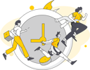 پیش‌نمایش فایل employees-running-late-for-office-meeting-12238963 از پک دویدن