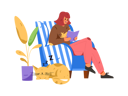 پیش‌نمایش فایل female-student-reading-book-12237628 از پک خواندن