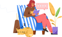 پیش‌نمایش فایل girl-reading-book-12237634 از پک خواندن