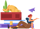 پیش‌نمایش فایل girl-reading-literature-12237637 از پک خواندن