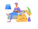 پیش‌نمایش فایل student-book-reader-12237674 از پک خواندن