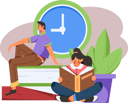 پیش‌نمایش فایل students-reading-book-12237666 از پک خواندن