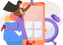 پیش‌نمایش فایل girl-running-with-time-12236801 از پک دویدن