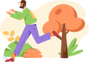 پیش‌نمایش فایل man-running-in-park-12236807 از پک دویدن
