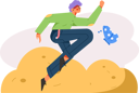 پیش‌نمایش فایل young-man-running-in-park-12236804 از پک دویدن