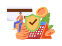 پیش‌نمایش فایل man-doing-secure-payment-using-credit-card-on-time-duration-12236680 از پک امور مالی