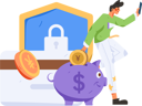 پیش‌نمایش فایل man-doing-secure-payment-using-mobile-12236658 از پک امور مالی