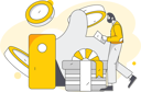 پیش‌نمایش فایل man-giving-feedback-12239164 از پک رتبه بندی خدمات