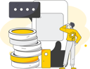 پیش‌نمایش فایل man-looking-at-feedback-12239162 از پک رتبه بندی خدمات
