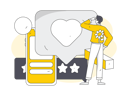 پیش‌نمایش فایل man-thinking-about-online-review-12239160 از پک رتبه بندی خدمات