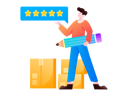پیش‌نمایش فایل boy-giving-five-stars-feedback-12236401 از پک فعالیت اجتماعی