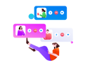 پیش‌نمایش فایل girl-holding-mobile-while-having-online-meeting-12236385 از پک فعالیت اجتماعی