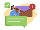 پیش‌نمایش فایل female-employee-showing-business-email-12236491 از پک مشاوره