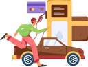 پیش‌نمایش فایل boy-running-at-fuel-pump-while-refuelling-car-12236616 از پک سوخت گیری ماشین