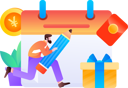 پیش‌نمایش فایل boy-running-while-making-financial-calendar-12236291 از پک ورود