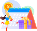 پیش‌نمایش فایل girl-making-finance-schedule-12236270 از پک ورود