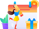 پیش‌نمایش فایل girl-making-financial-schedule-12236288 از پک ورود