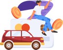 پیش‌نمایش فایل boy-doing-car-insurance-payment-using-credit-card-12236462 از پک بیمه خودرو
