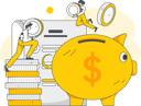 پیش‌نمایش فایل calculate-saving-money-12238807 از پک امور مالی