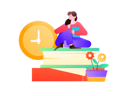 پیش‌نمایش فایل girl-reading-literature-12236206 از پک خواندن