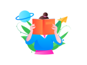 پیش‌نمایش فایل girl-with-book-12236238 از پک خواندن