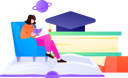 پیش‌نمایش فایل happy-woman-reading-book-12236214 از پک خواندن
