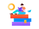 پیش‌نمایش فایل male-student-reading-book-12236245 از پک خواندن