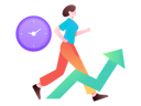 پیش‌نمایش فایل girl-running-for-business-presentation-12236262 از پک دویدن