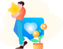 پیش‌نمایش فایل client-gives-star-feedback-to-company-products-12235309 از پک پاسخ های مشتری