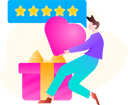 پیش‌نمایش فایل man-gets-5-star-feedback-for-providing-top-services-12235307 از پک پاسخ های مشتری