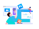پیش‌نمایش فایل application-developer-prepares-software-for-testing-12235043 از پک کار کسب‌وکار